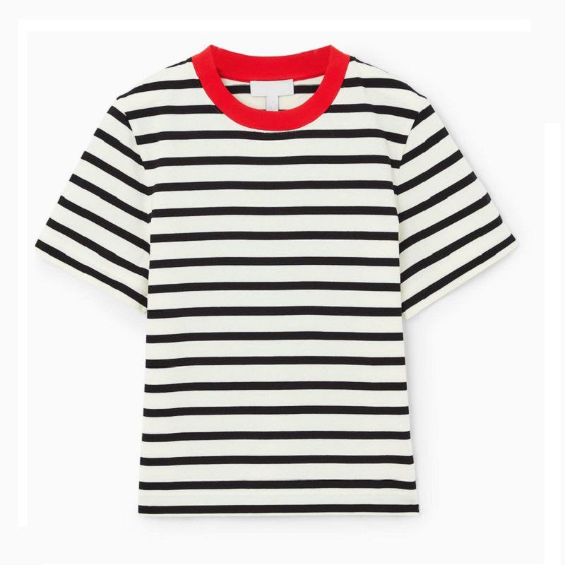 

Женская футболка с круглым вырезом и коротким рукавом в стиле COS - весна 2024 г. S