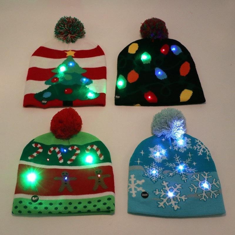 Up Hat Beanie LED Christmas Hat 