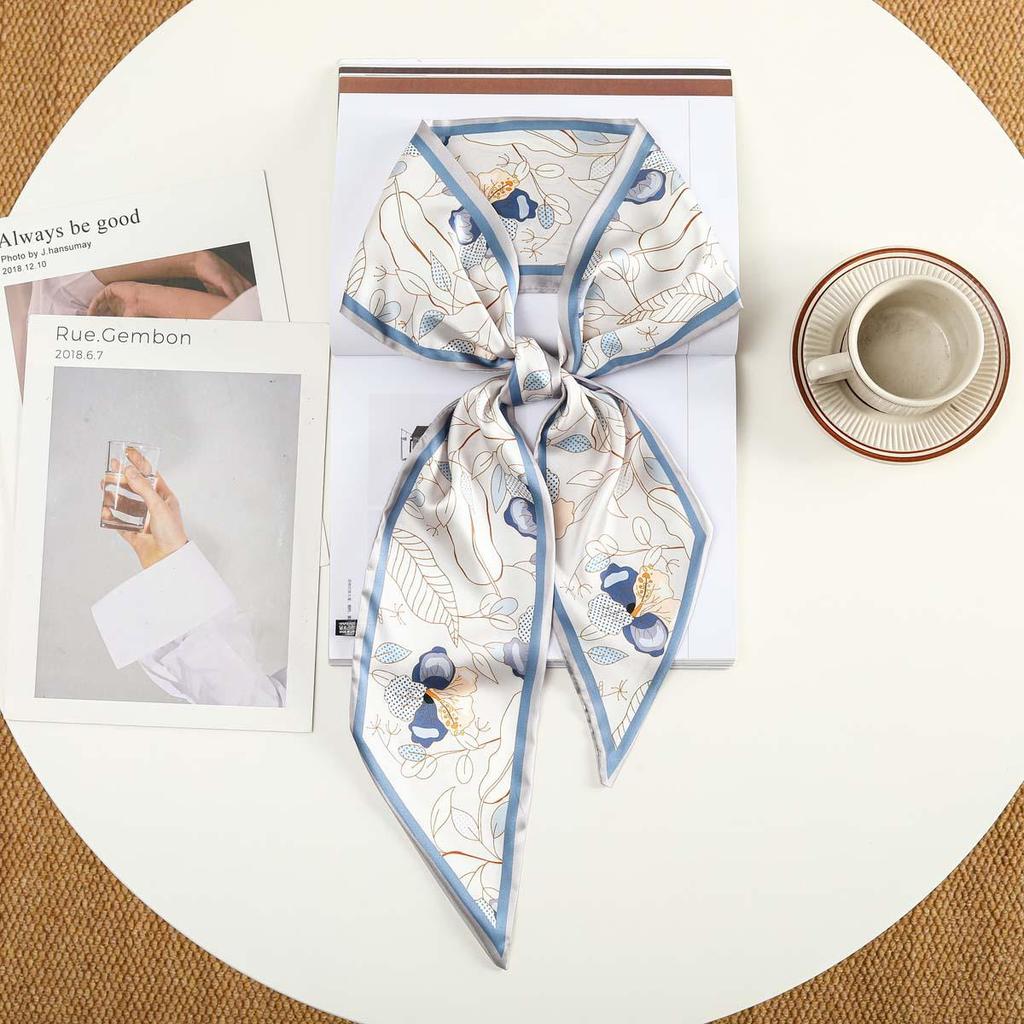 Trendy Silk-Like Ribbon Headband & Scarf: Multi-functional Hair Tie, Headscarf, Waistband - Hot Fashion Item