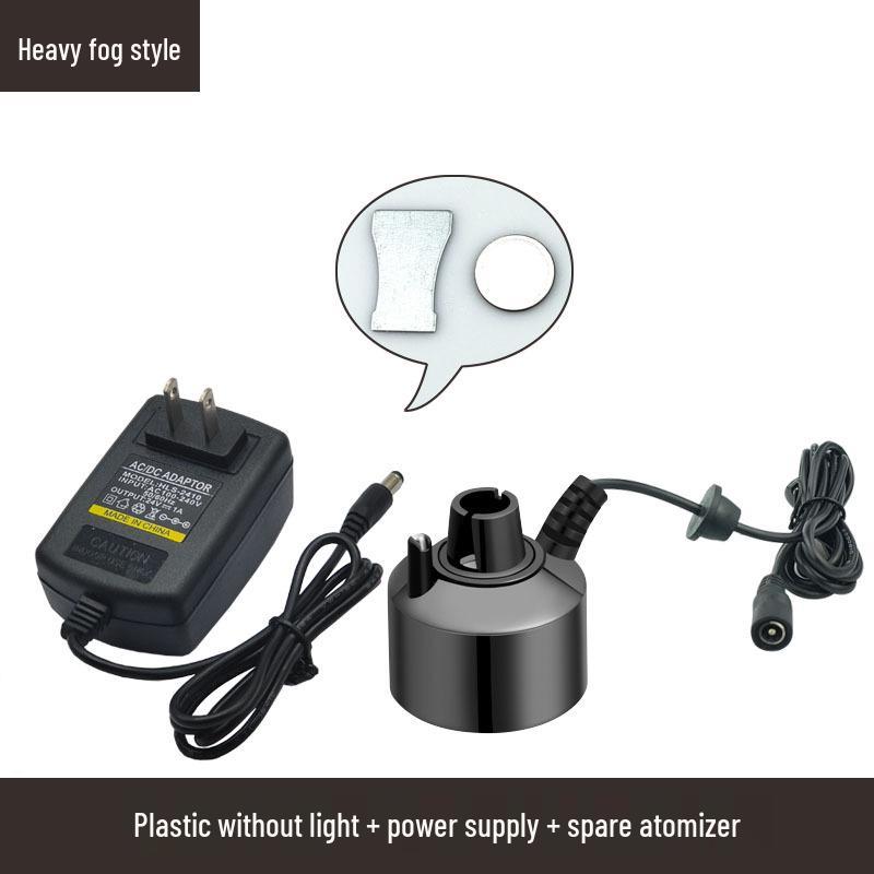 Colorful Lights 24V Fog Maker with Large Mist Output and Water Shortage Auto-Off for Aquariums and Rockeries