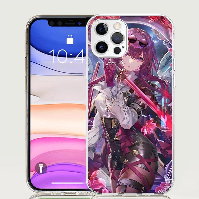 Honkai Star Rail Kafka Phone Case for Apple iPhone 17 Air 16 15 Plus 14 + 13 Mini 12 11 Pro Max 7 8 SE 16Max Soft Shell Cover Co