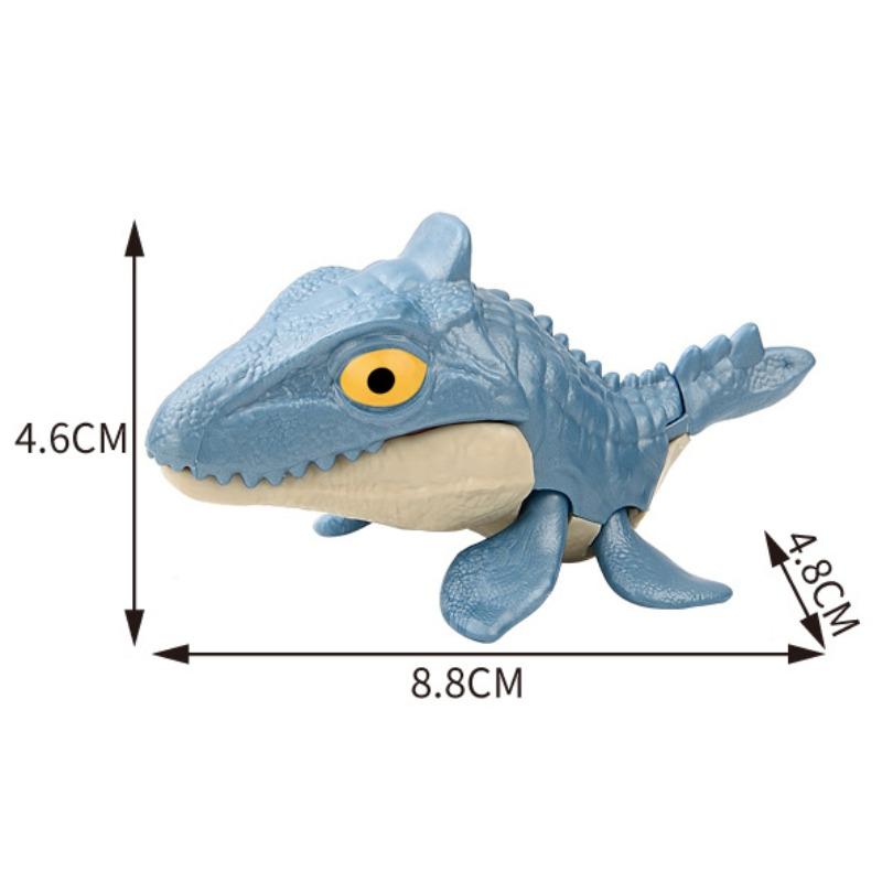 

Іграшка динозавр кусає палець Діти динозавр кусає руку оптом нова дивна модель синій