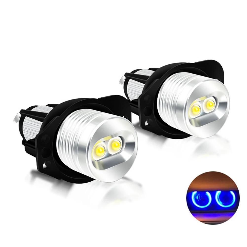 Car LED Angel Eyes Marker Light Bulbs Car Side Light  Headlights Replacement For BMW 3 Series E90 E91 5 Series E60 E61 Accessory