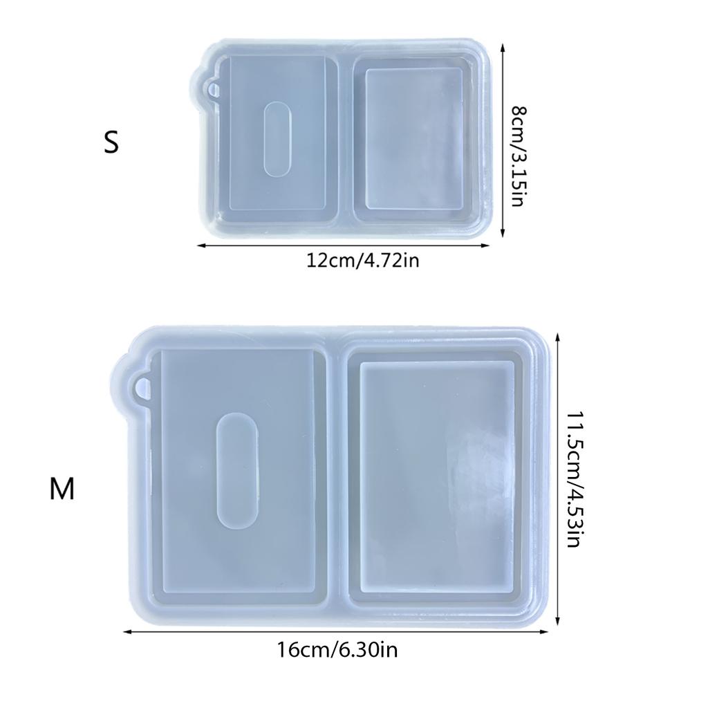 Quicksand Silicone Mold Resin Shaker Mold Guka Sleeve Casting Resin Epoxy Mold for DIY Pendant Keychain Jewelry Making