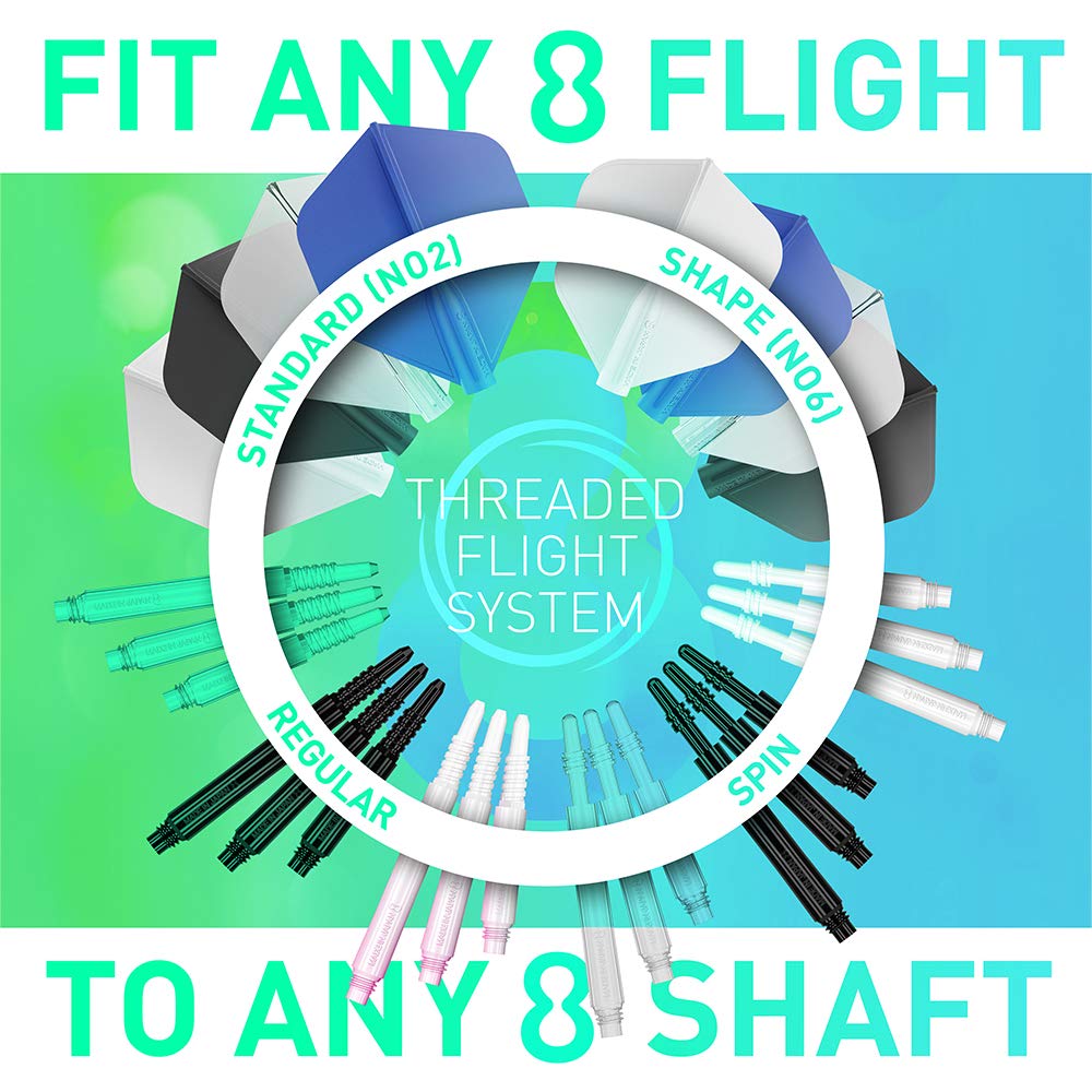 8FLIGHT regular shaft spin black 29.5mm