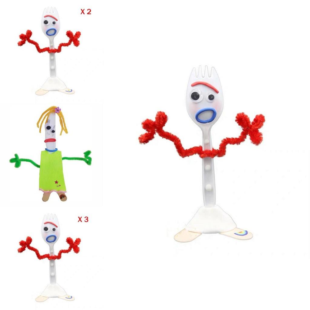 Toy Story 4 Criatividade Faça Seu Próprio Forky E Faca Kit Diy Para Diversão Sem Fim