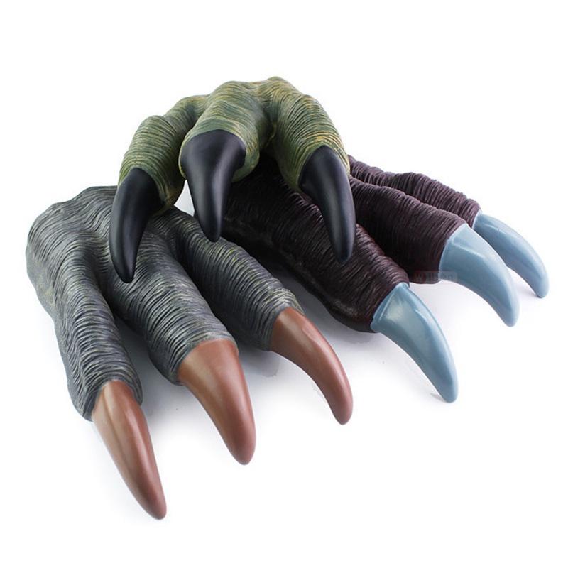 Jurassic Paw Gloves Model Toy Tyrannosaurus Rex Puppet Simulation Rubber Prop