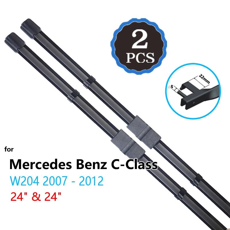 For Mercedes Benz C-Class W203 W204 W205 C-Klasse C180 C200 C220 C250 C300 Wiper Blade Car Accessories Front Windshield Wipers