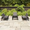 VidaXL Garden Lounge Set 4 Pcs with Cushions Patio Furniture Outdoor Furniture Garden Furniture 3059836