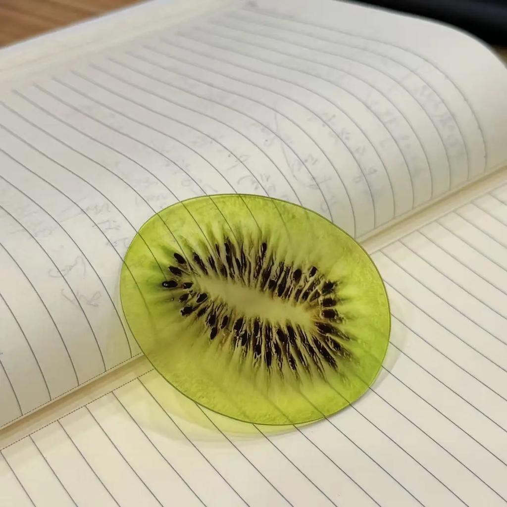 Acrylic Bookmark Lightweight Fruit Slice Bookmark Desktop Decor Bookmark Ins For Stationery Collection Schools Desktop