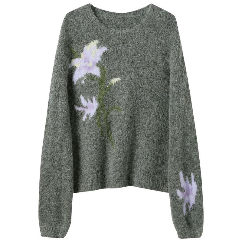 Sancai Neuer Chinesischer Floral-Strickpullover