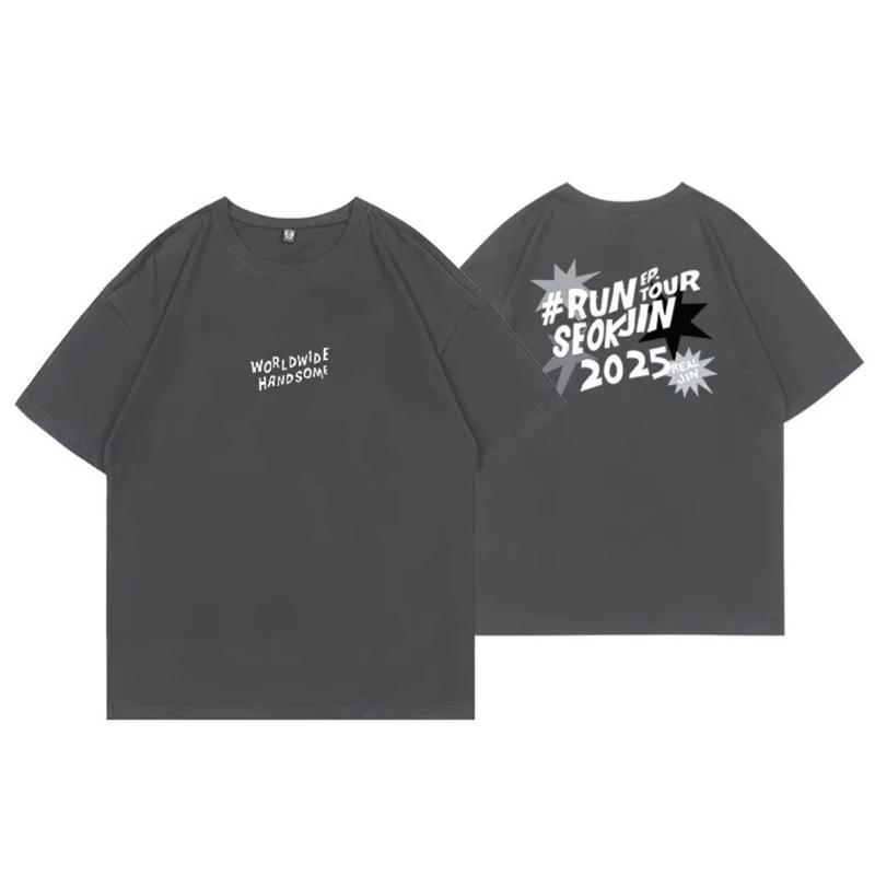 

2025 K-pop Корейский Тренд Звезды Тот же Стиль Буквенный Красивый The DREAM SHOW иди домой Футболка с принтом Женская Мужская Летняя Хлопковая Футболка 4XL