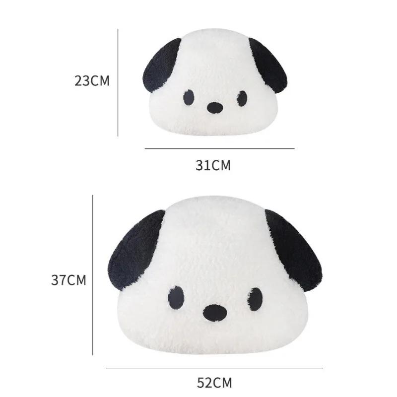 Car Headrest & Lumbar Support Seat Cushion Adorable Black & White Dog Pattern, Comfortable & Durable Accessories Pillow