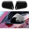 Black Side Rearview Mirrors Trim Cover Decor Accessories For Ford Mustang 2015+