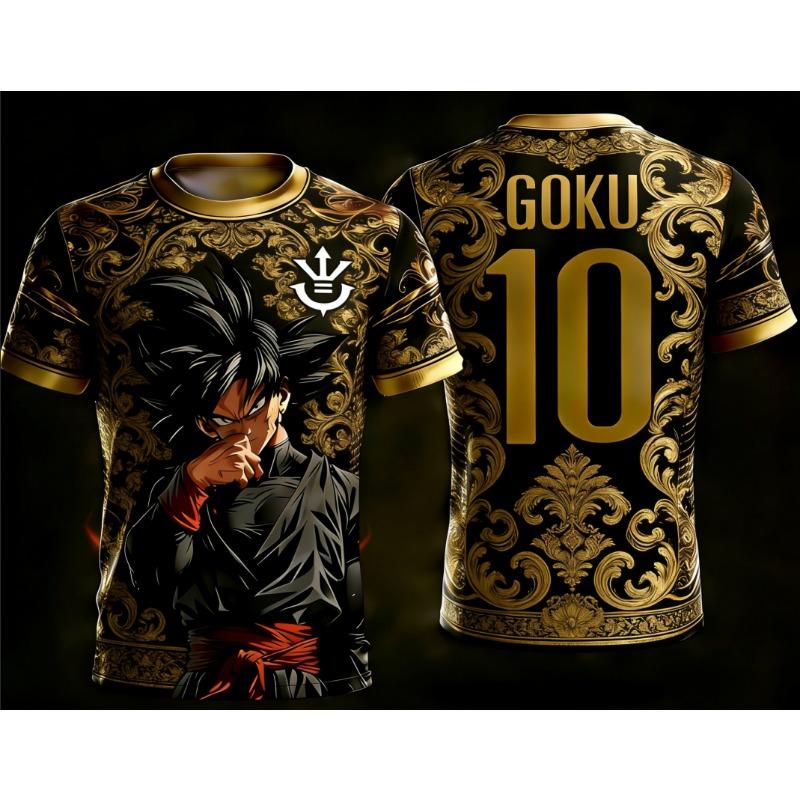 2026 Dragon Ball Licensed Print Goku No.10 Soccer Training Jersey Adult S-6XL Stylish Street Style