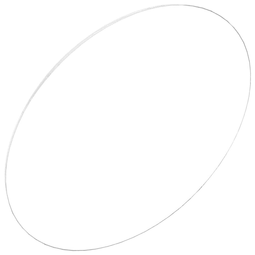 Clear Acrylic Round Disc Transparent Tough Acrylic Sheet for DIY Crafting Photo Frame Glass Table Protector Round Disc