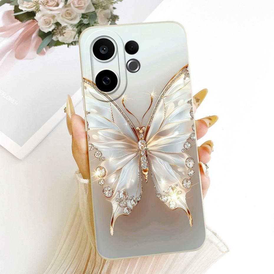 Cute Printed Phone Case For Vivo V60 / V60 Lite 4G 5G Soft Silicone Shockproof Cases For Vivo V 60 V60lite Covers Bumpers