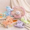 Seahorse Tortoise Octopus Crab Clam Plush Keyring Toy Collectors Doll Children