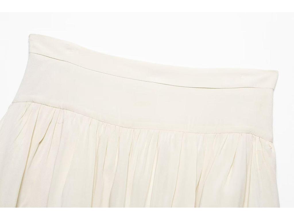 2025 Spring/Summer Layered Ruffled Mini Skirt - European & American Street Fashion