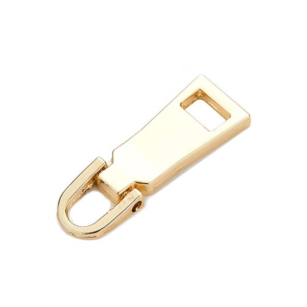 Замена бегунка молнии Металлический язычок Нейлоновая молния золотой