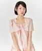 ADOREBELLE Ribbon Tie Dress - Pink