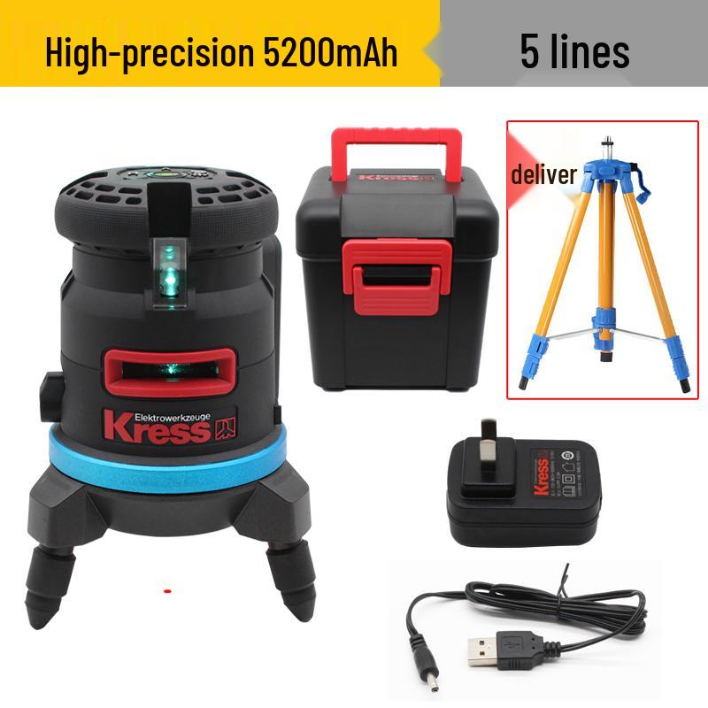 Proiettore Laser Infrarosso Kress Green Autolivellante a 2 Linee 5 Linee