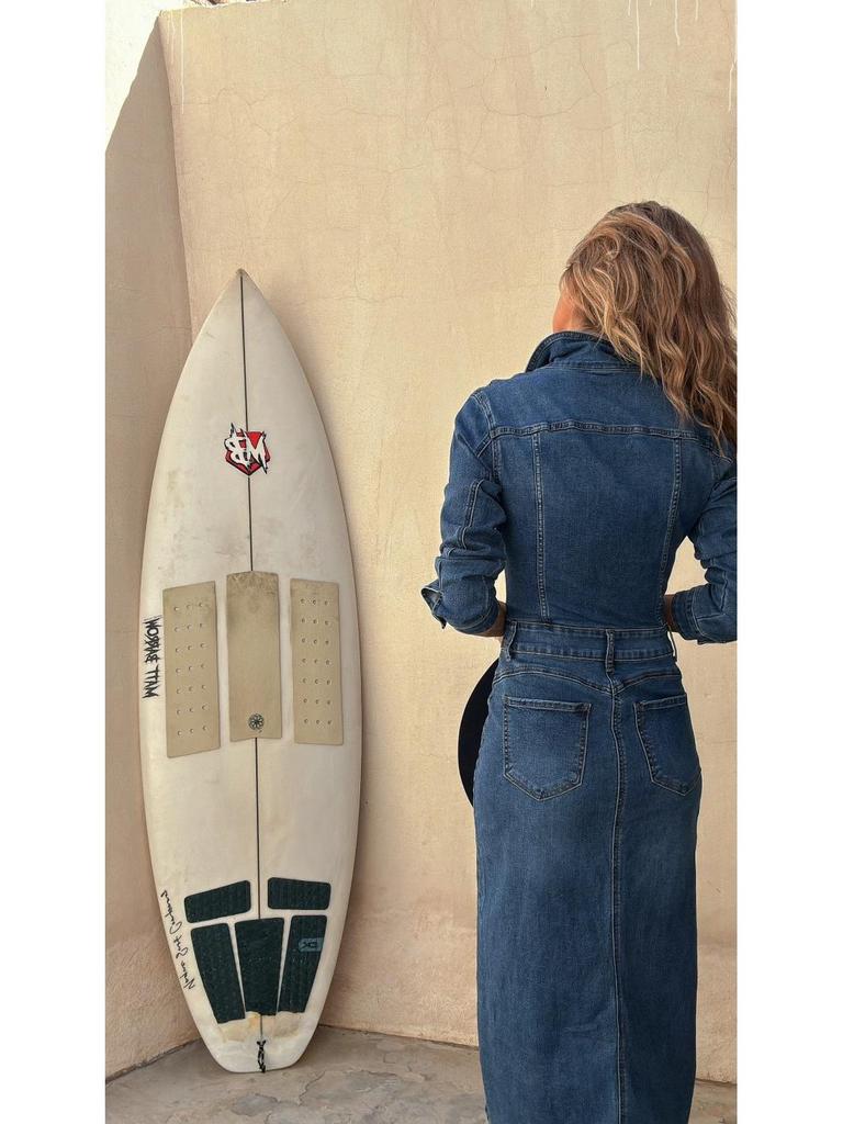 2024 Europäische & Amerikanische Mode Lässig Mehrknöpfig Langarm Denim Midi-Kleid