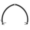 29" Foldable Half-Moon Beauty Lamp for Eyebrow & Eyelash Tattooing, U-Shaped Fill Light for Nail Art