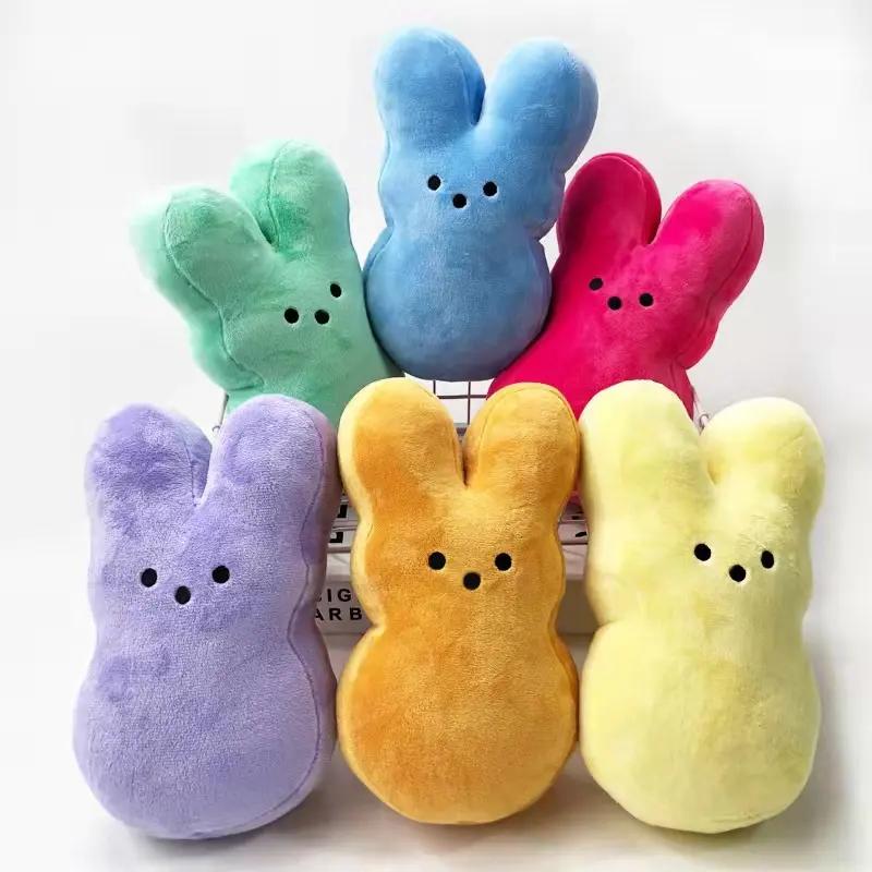Non-Toxic 6 Pcs Bunny Plush Easter Basket Rabbit Animal Stuffed Plush Festival Decorations