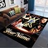 Name Custom Elvis Poster Carpet Rug for Living Room Bedroom Home Sofa Decoration,Kids Play Non-slip Floor Mat