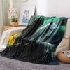 Wolf Print Flanellen Deken, Hoge Kwaliteit, Comfortabel voor Alle Seizoenen, Woondecoratie, Warmte en Comfort, Perfect voor Kerstcadeaus