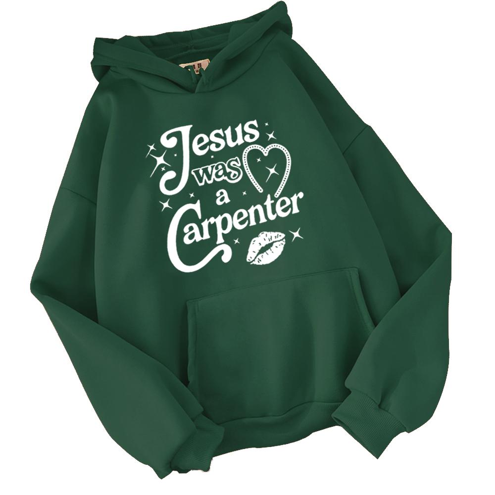 Sabrina Carpenter Hoodie Jesus Was A Carpenter Concert Merch Harajuku Pullover Tops Hoodie Unisex
