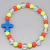 BONBEAU Vivid color airplane charm acrylic ball Bracelet 6 colors