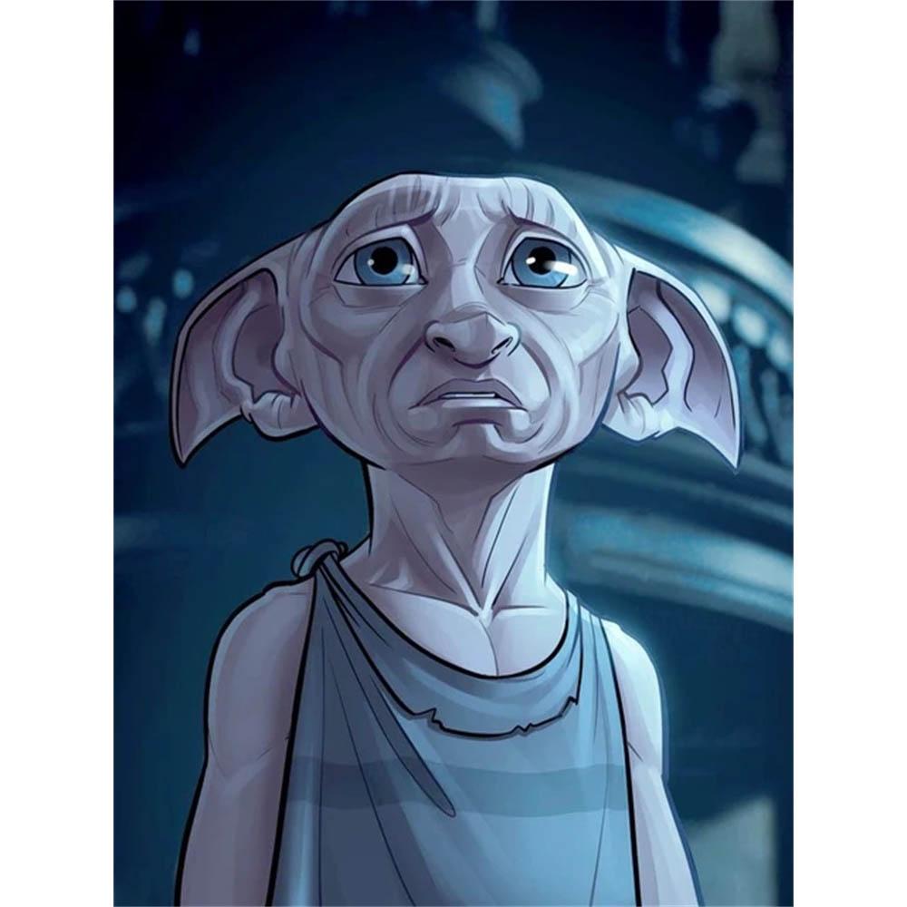 2026 New Harry Potter Dobby DIY Diamond Painting Cross Stitch Magic Cartoon Mosaic Embroidery Rhinestones Home Decor Kids Gift