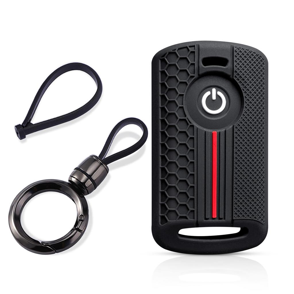 Silicone Motor Remote Key Fob Case For Yamaha Nmax 2021/2022 NVX NVX155 XMAX XMAX300 QBIX AEROX JAUNS 2018 2019 Car Accessories