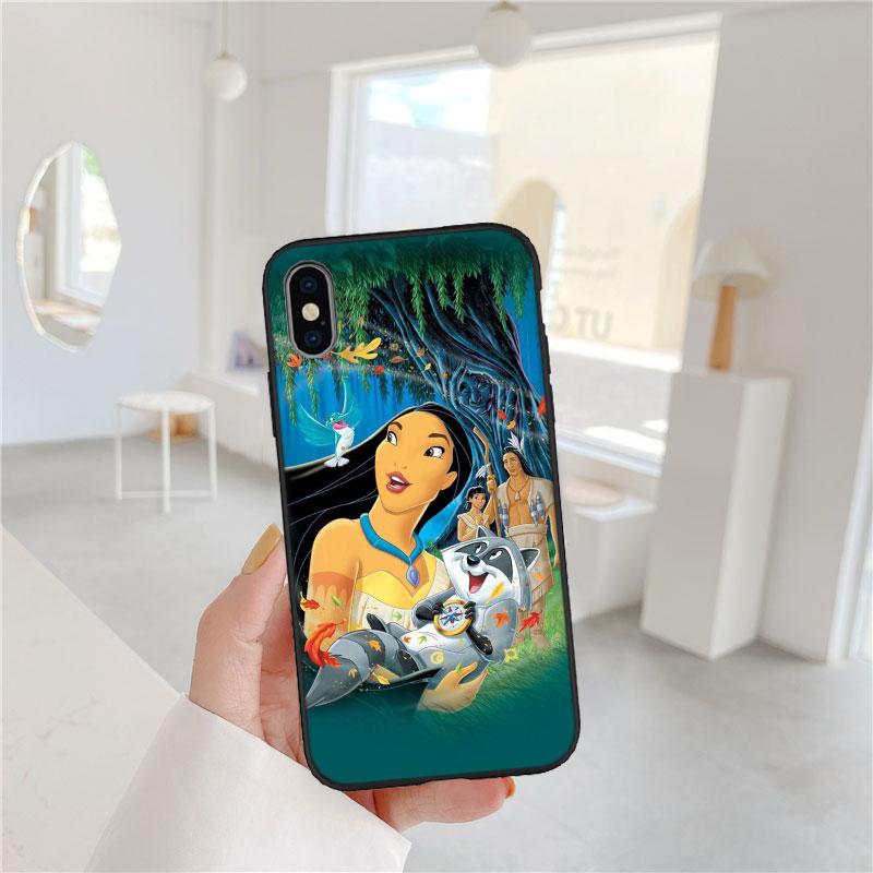 CJ41 Disney Pocahontas Soft Shell Phone Case for Redmi Note 10 11 12 Pro Max 10S 10C 10T 11A 11S 12S 12C
