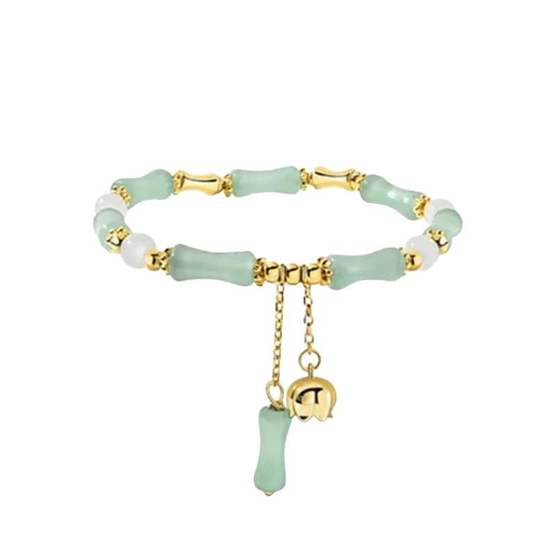 Zhou Baifu Women s Hetian Jade Bamboo Bracelet