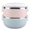 Stainless Steel Leakproof Food Container 2/4 Tier Food Container Thermal Lunch Box  For Office