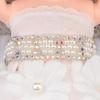 1 Yard Sewing Accessories Self-Adhesive Rhinestone Tape DIY Pearl Chain  Wedding Dress