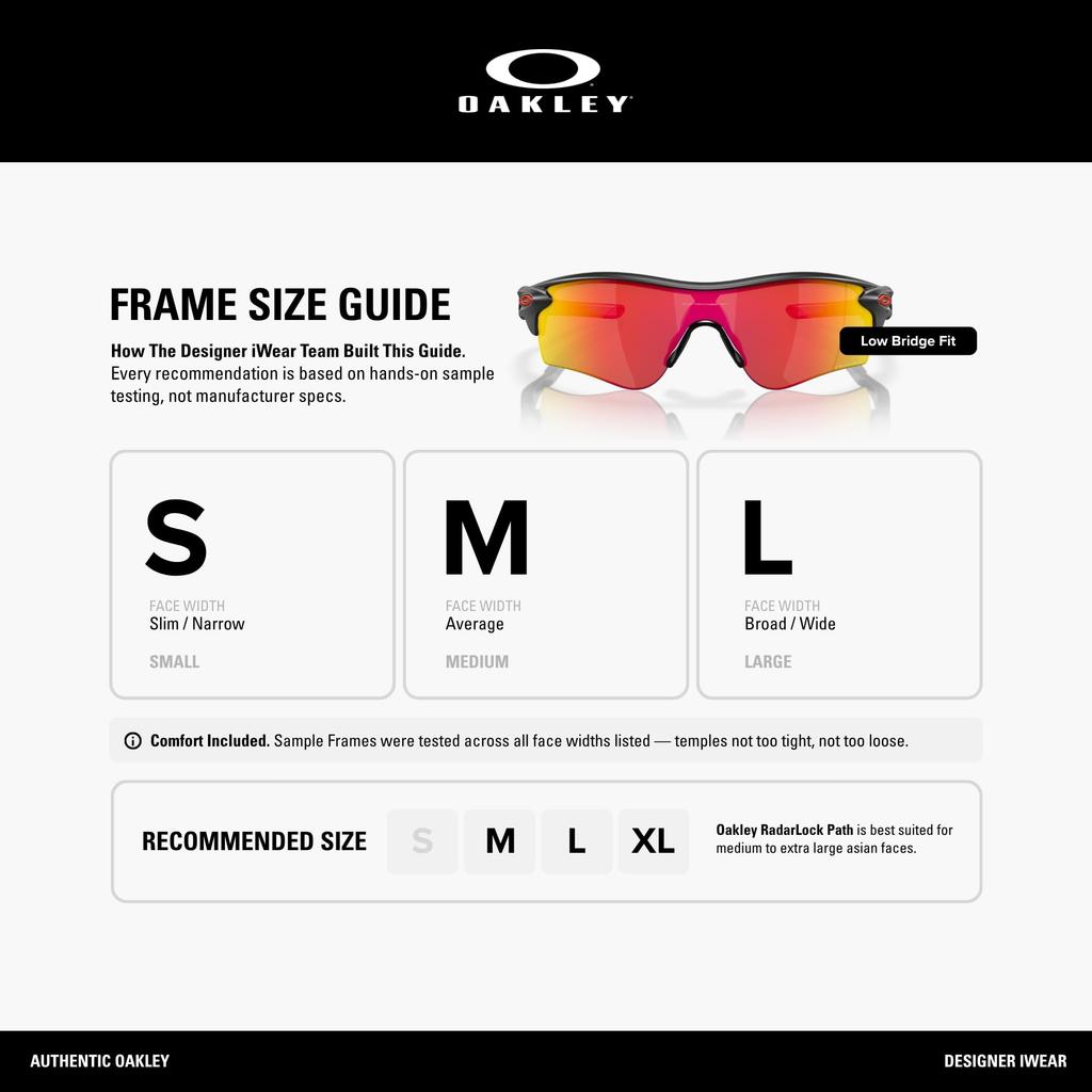 Okulary przeciwsłoneczne Unisex dla dorosłych 0OO9206 RADARLOCK PATH 920642 PRIZM RUBY Rozmiar uniwersalny [Oakley] (Dopasowanie do Azji)
