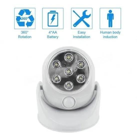 LED Lamp - White - Motion Sensor - 360° - Wireless