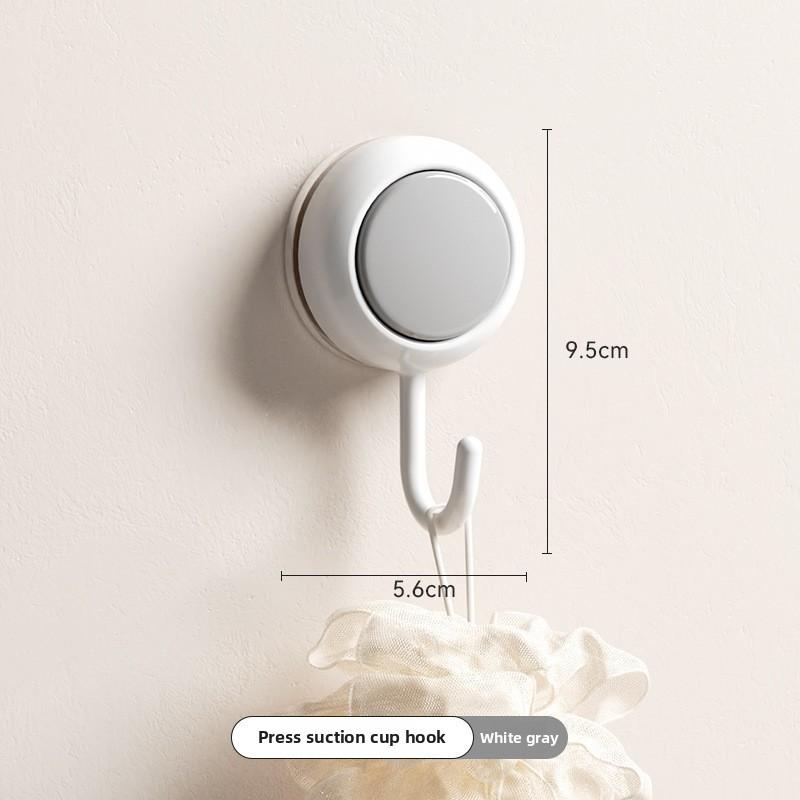 Sucker Hooks Pack Of Four With Strong Vacuum Adhesive For Bathroom Kitchen Organizing