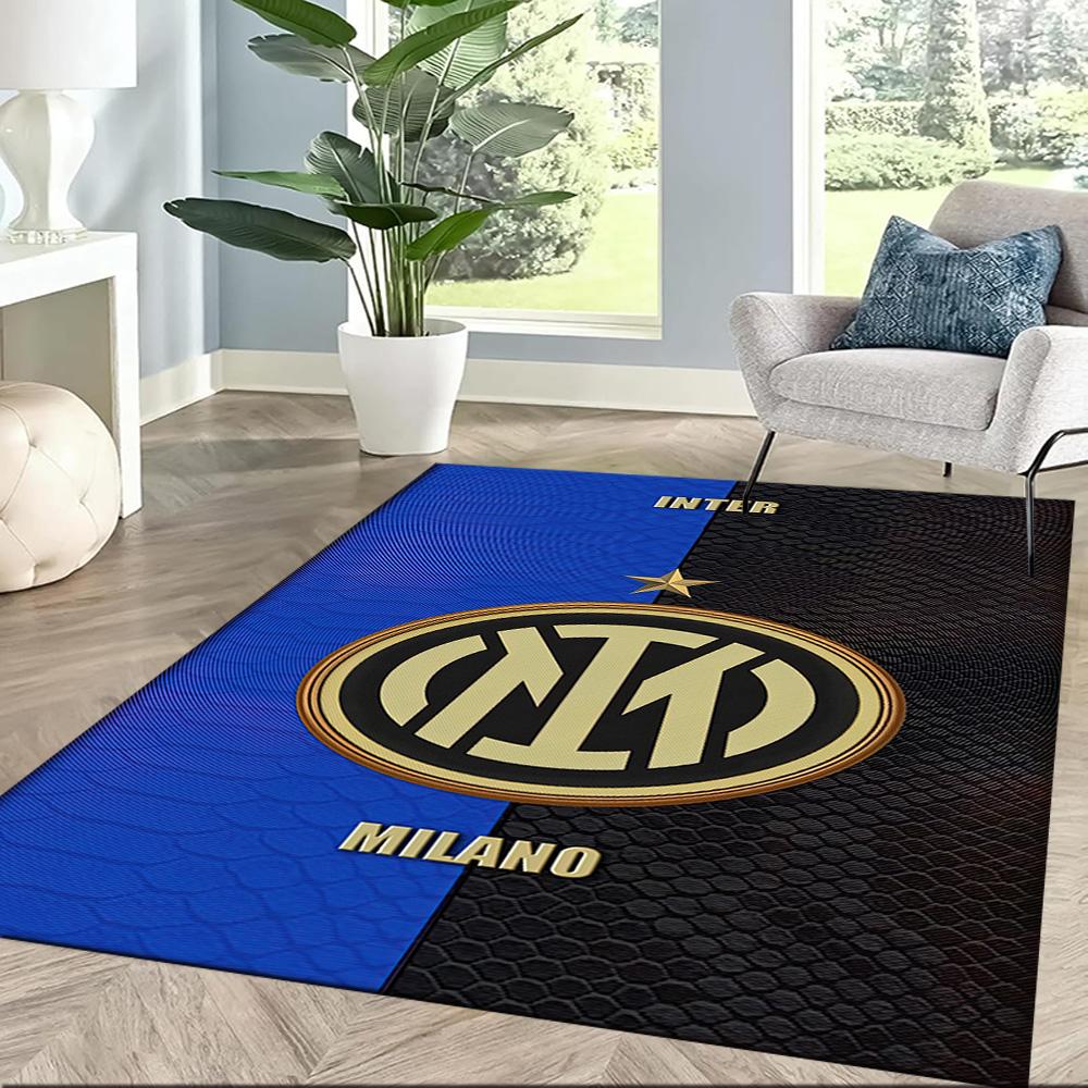 Inter Milan Carpet Suitable For Bedrooms Dormitory Decorate Room Dining Room Antislip Rug Office Home Decor Perfect Birthdaychristmas Gift Idea