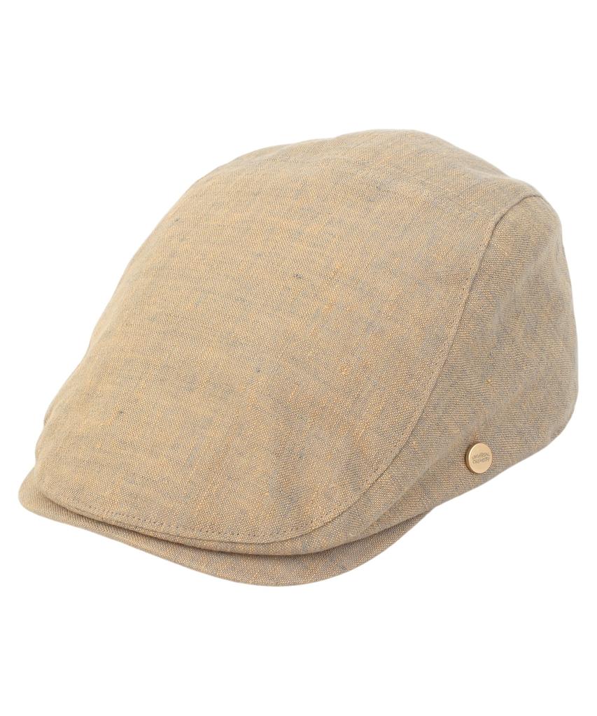 Yunibeosyeolkemiseuteuli Linen Gd Logo Beige Hunting Cap