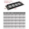 Aluminium Alloys Ventilations Cover Rectangles Air Vent Louvered Ventilations Grilles