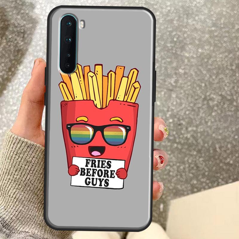 French Fries Before Guys Case For OnePlus 15 13 12 11 10 10R 12R 13R 15R 13T 10T 8T Nord 5 CE 2 3 4 Lite N20 N30 Coque