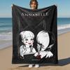 1PC Annabelle Creation Outdoor Flannel Blanket Soft Plush Decor for Picnics, camping,Bedroom, Playroom, Office1150A