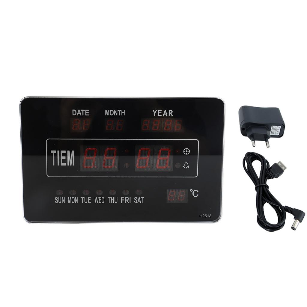 Multifunctional Electronic Digital Calendar Clock Time Temperature Display