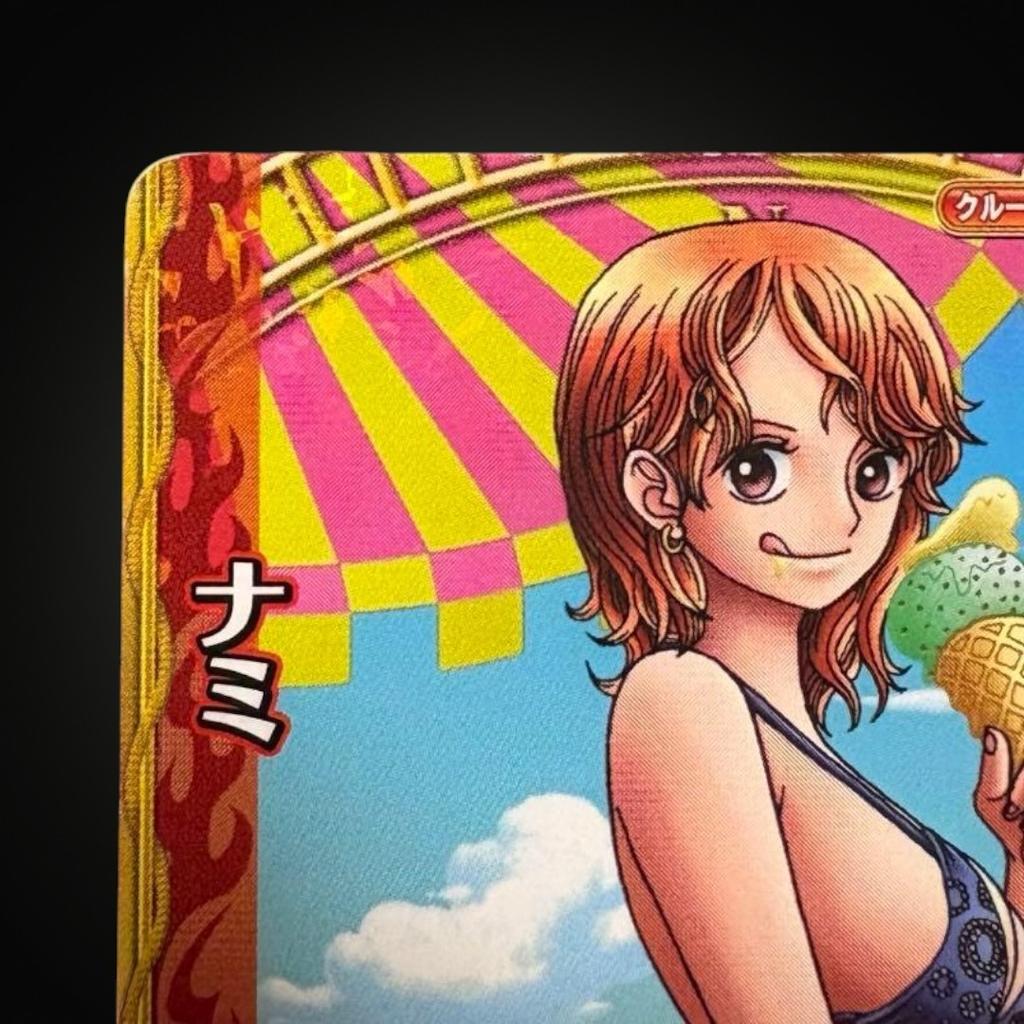 One Piece Nami Rare Holo Card C250-W R Berry Match Double Vol.7 Crew LP