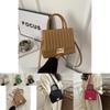 2024 Trendige Vintage Umhängetasche für Damen Lässiger Koreanischer Stil Kleine Quadratische PU Tasche